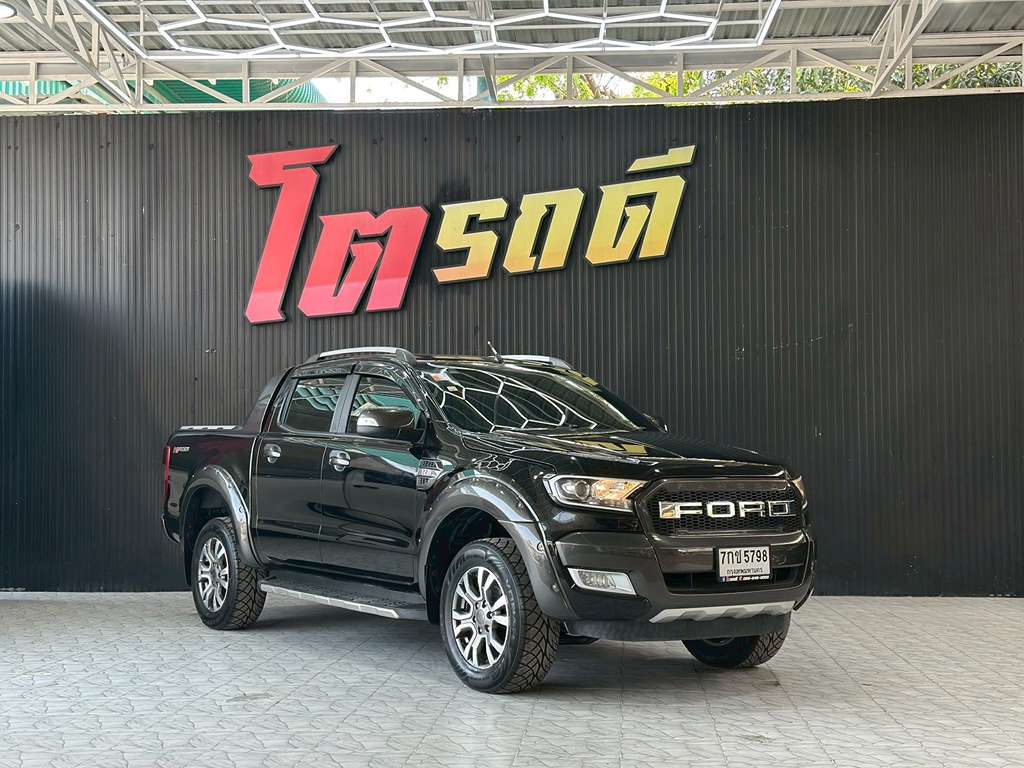 Ford RANGER D4 สูง AT 2.2 2017 7กช 5798