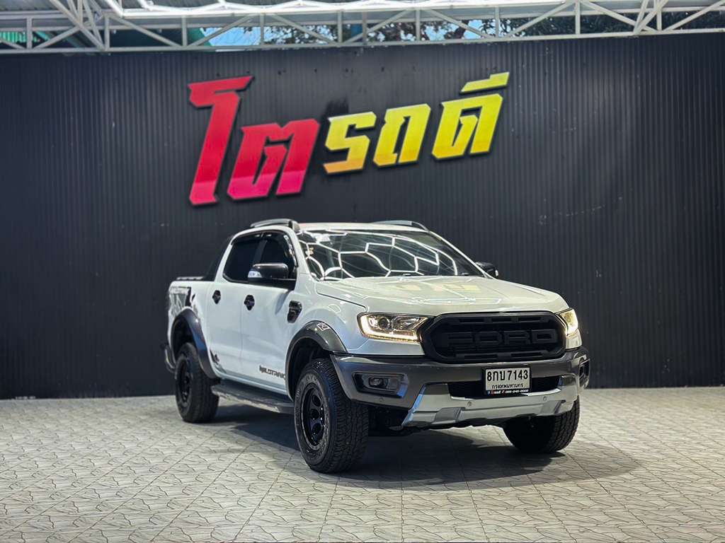 Ford Ranger สี่ประตูสูง AT 2.0 Wildtrak 2019 8กบ 7143